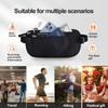 Travel Money Belt with Anti-Theft Zippered Pull Slim Travel Pouch