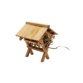 Unbekanntes Zubehör für Krippenset, 6-teilig, inkl. Brunnen/Holzstapel