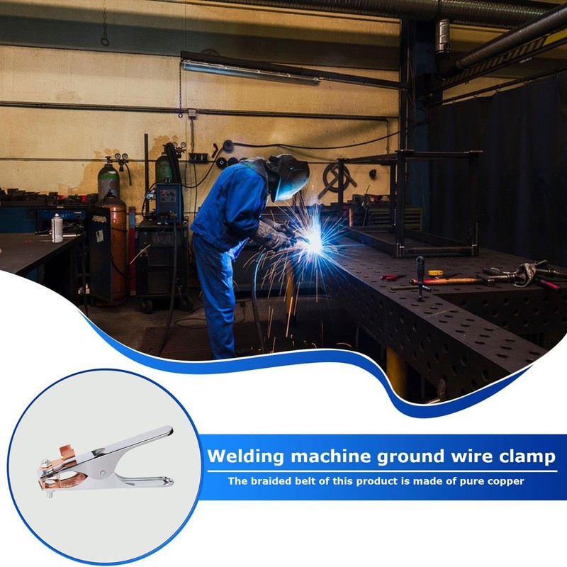 Welder Ground Clamp,Ground Clamp Copper 300A/500A A-Shape Earth Clamp |