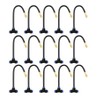 15 Pcs Brass Misting Nozzles Tee with 8inch Built in