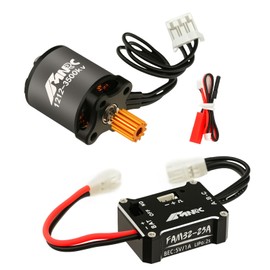 NMNRC 25A Brushless Motor ESC Kit Compatible with FMS 1/24 FCX24 1/18 FCX18 K10 K5 LC80 Series Upgrades Part