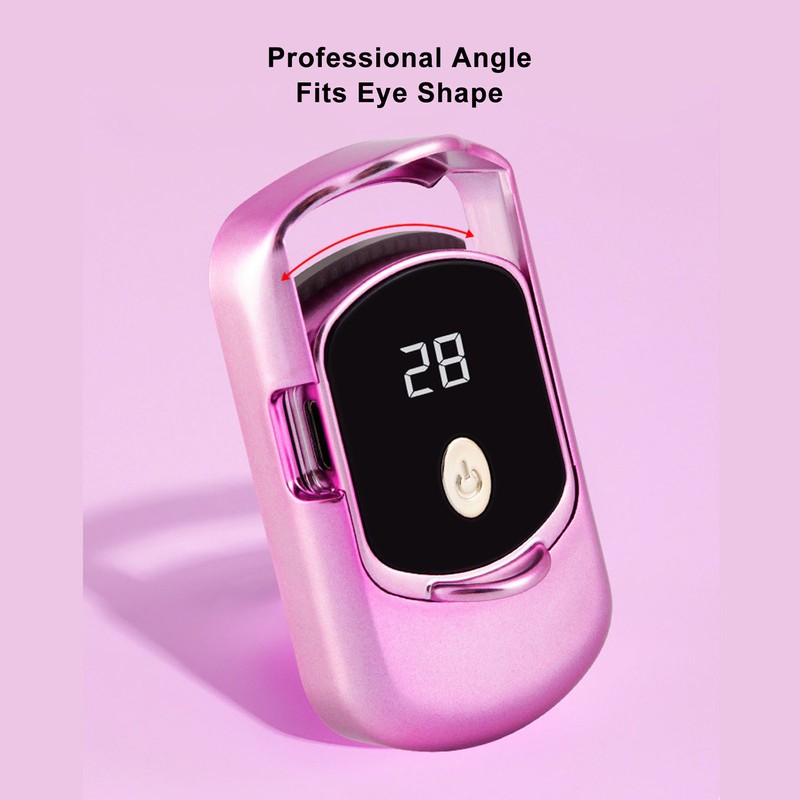 Heated Electric Eyelash Curler USB Charging Rechargeable Curly Lash Curler
