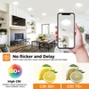 Slochi 4Pack 6.5Inch Flush Mount LED Ceiling Light Fixture White,