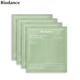 BIODANCE Refreshing Sea Kelp Real Deep Mask 34g*4ea