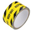 Safety Warning Tape Yellow and Black Anti Slip Sticker Self