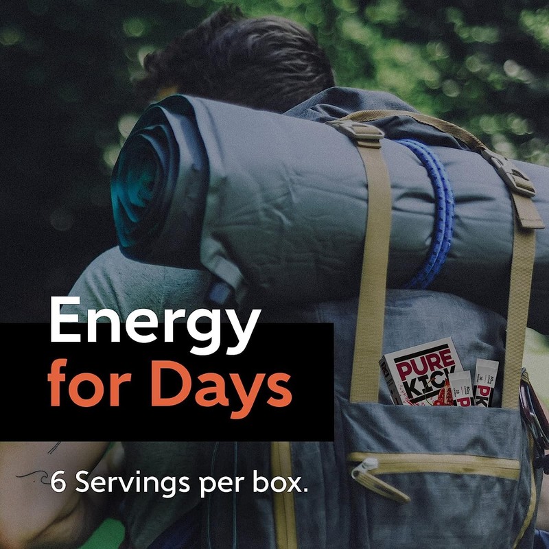 Pure Kick Energy Singles To Go Drink Mix, Blood Orange,