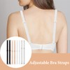 Bra Straps 6 Pairs Transparent Bra Straps 27-55 cm Adjustable