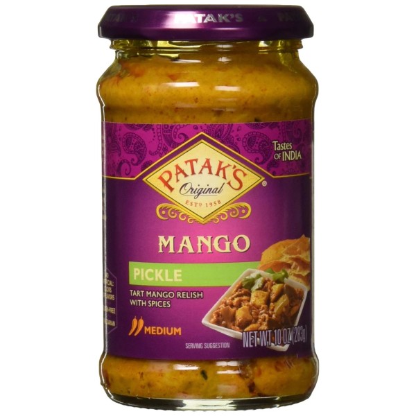 Does not apply Patak's Mango Pickle 10oz Juicy Mangoes Spicy