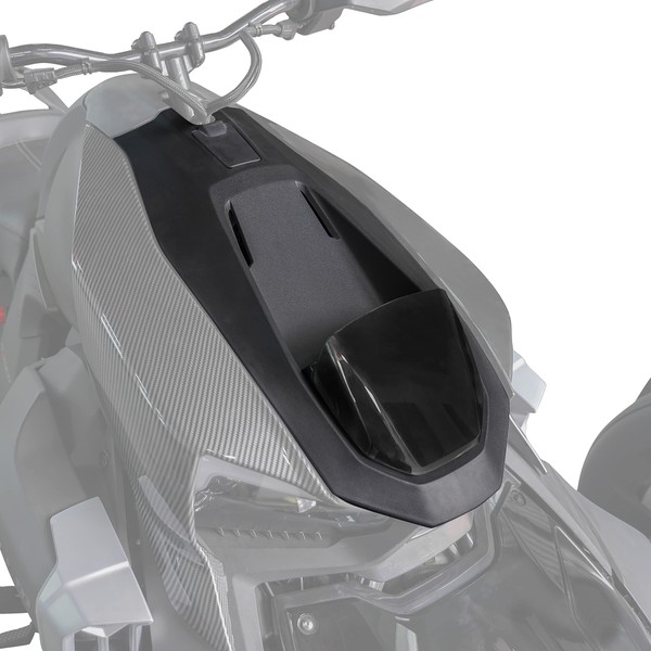 SAUTVS Black Cluster Relocator Kit for Can-Am Ryker, Plastic Gauge Speedometer Relocator Panel Bracket for Can Am Ryker 600 900 Sport & Ryker Rally All Models Accessories (Replace #219400948)