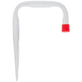 Connex DY222000 Wall Hook 210 x 150 x 80 mm, Load Capacity up to 20 kg, with Protective Rubber Cap, Galvanised / Universal Hook / Mounting Hook for Garage / Workshop Hook / Organiser Aid