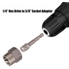 3/8” Drive Impact Bolt Nut Extractor Set, 13 Pcs Lug