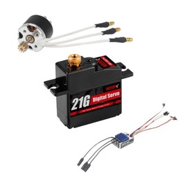 Harilla Motor with ESC Set with Servo 1/12 Scale High Performance, Practical, Easy to Use for MN82 MN99s Replace