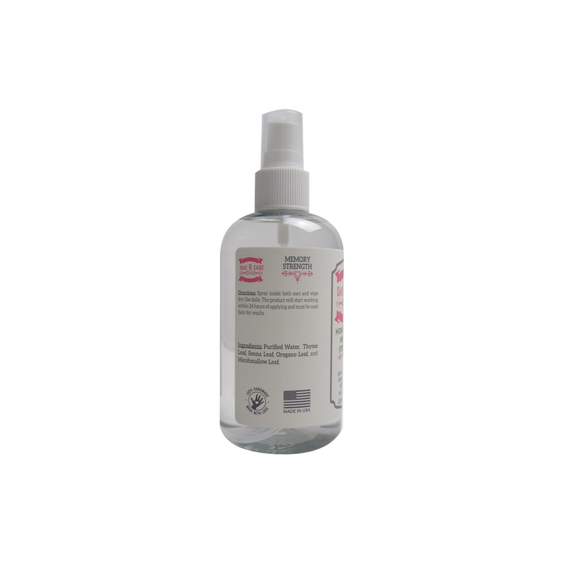 OAK & SAGE Homeopathic Memory Strength - Unscented - 8oz