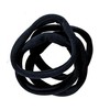 Extra Large Black Jersey Endless Snag Free Hair Bobbles Elastics