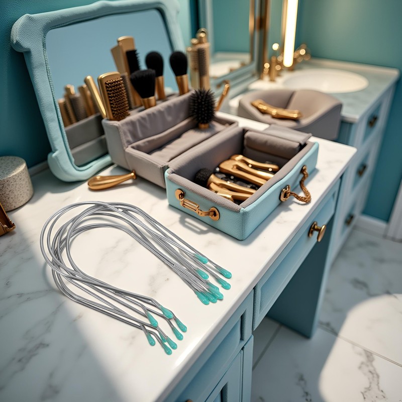 8 Pcs Hot Curler Clips Replacement Kit, Hot Roller Clips