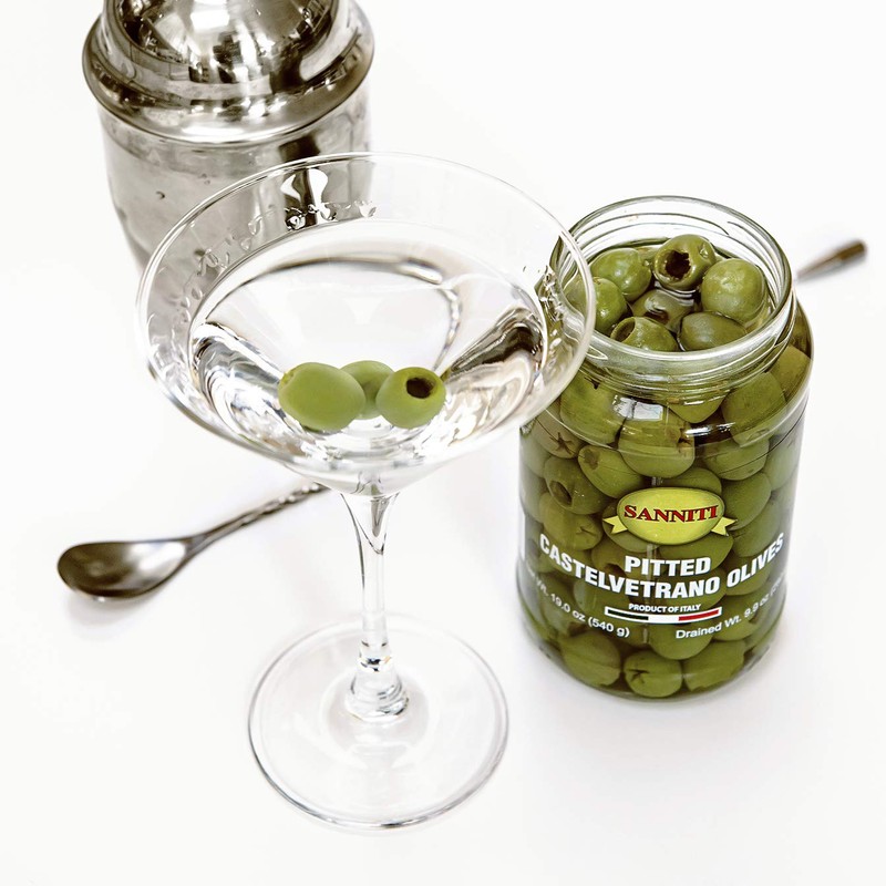 Sanniti Pitted Castelvetrano Olives - 19 Ounce Jar
