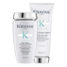 Kit Tratamiento Anti Caspa Hidrata la Fibra Capilar Shampoo Y Acondicionador Kerastase Symbiose Creme 250ml