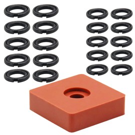 (10+10 Sets) 3/8" & 1/2" Impact Wrench Retainer Rings Kit with O-Rings & Anvil Tool – Compatible with 3/8” & 1/2” Milwaukee Standard Electric/Pneumatic Impact Wrenches