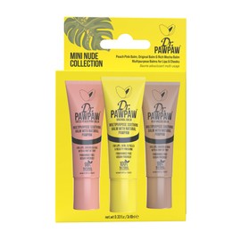 Dr. PawPaw Mini Collection - Bálsamos labiales hidratantes multiusos - Bálsamo labial hidratante - Fórmula calmante para labios, cabello, piel - Nude 