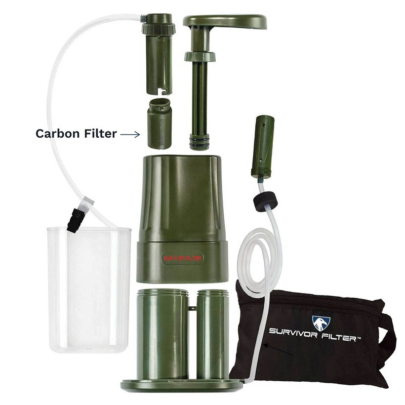 Survivor Filter Extra Replacement Carbon Filters for PRO Portable Water