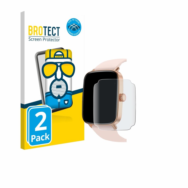 brotect 3D Curved Screen Protector Matte compatible with Yoever Smartwatch