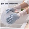 ANIS·KEAAR 3 Pairs Rubber Cleaning Gloves, Reusable Dishwashing Gloves for