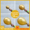 PartyWoo Metallic Gold Balloons, 120 pcs Gold Metallic Balloons Different