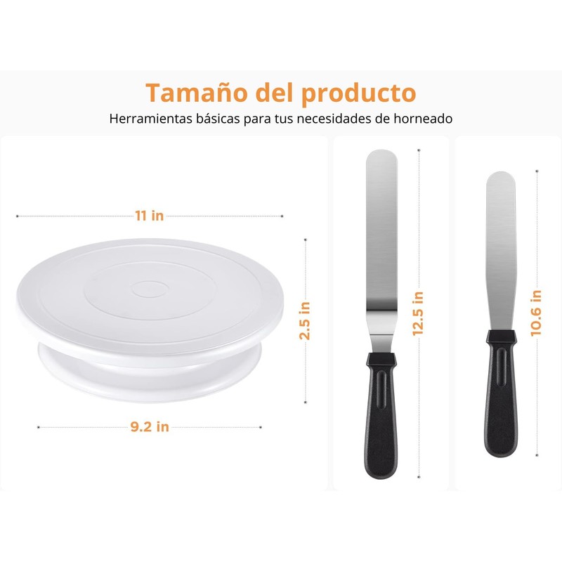 U Chef Kit de 71 Herramientas de Decoración de Pasteles