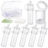 haakaa Silicone Colostrum Collector (0.2oz./6ml,6pcs) & Lidded Cup (0.75oz./25ml) Pack