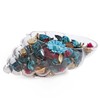 MDLUU Glass Shell Vase, 10-Inch Seashell Potpourri Holder, Decorative Conch