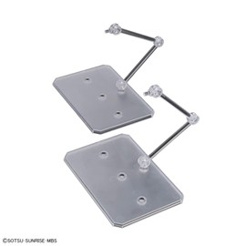 BANDAI SPIRITS Action Base 6 Clear Color Mobile Suit Gundam Mercury Witch Seal Set, Color Coded Plastic Model, Plastic