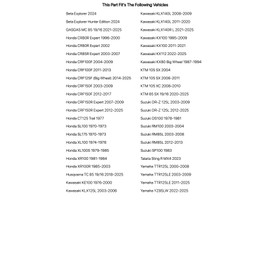 Tusk EMEX T-35® Soft/Intermediate Terrain Tire 70/100x19 For HONDA CRF100F 2004-2009,2011-2013