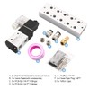 Baomain 5 Space Pneumatic Solenoid Valve 3V210-08 24VDC PT1/4 2