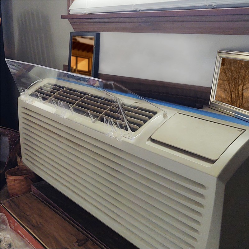 TayMac DG28 Air Deflector, 29.5-Inch, Clear