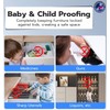 Anweller Baby Proofing Smart Cabinet Locks, Child Proof Hidden Drawer