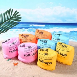 Thick Adult Inflatable Round Water Arm Rings for Couples lf2779 Colorful Mermaid [Cylinder] + Opp Bag Packaging 20ea