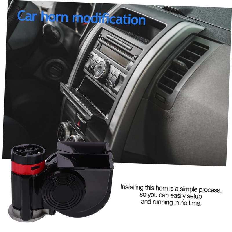 Mikinona Electric Car Horn Loud Truck Replacement Horn for Motorcycles