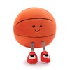OSOCU Whimsical Basketball Stuffed Toy with Personality Face & Soft