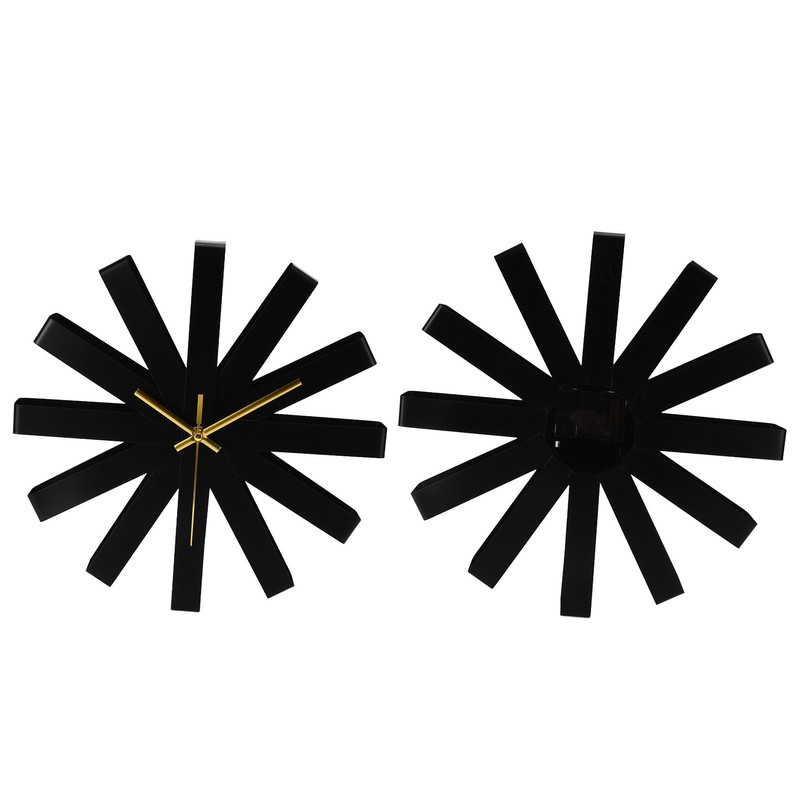 Living Room Clock Stainless Steel Silent Movement Creativity Wall Clock