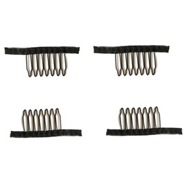 FRCOLOR 36 Pcs Steel Tooth Wig Clips with Teeth for Secure Wig Caps and Hairpiece Fixing