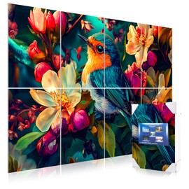 Mollywell Art Acoustic Panels, Sound Proofing, Wall Decoration, Suitable for Nature-Inspired Room Soundproofing & Vibrant Aesthetics (Robin), 48x32x0.4 Inch