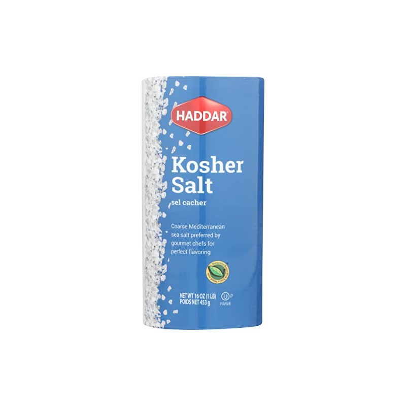 Haddar, Kosher Salt, 16 oz