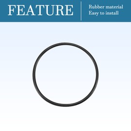 QUARKZMAN Nitrile Rubber O-Ring Seal Connection 55 mm x 50 mm x 2.5 mm for Tap Plumbers Repair Seal Connection, Black Pack of 10