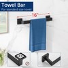 Gypie 5-Piece Bathroom Hardware Accessories Set, Towel Racks for Bathroom