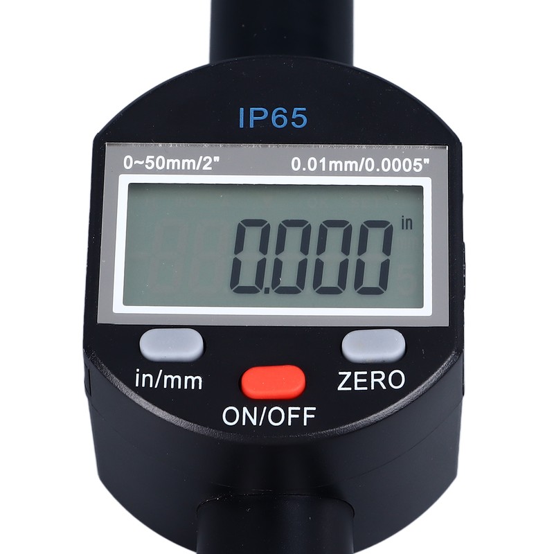 Digital Dial Indicator 0.01mm 0.0005in Resolution 0 To 50mm 2in