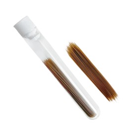 SM SunniMix Faux Cat Whiskers Doll Beards Easy to Use Portable Lifelike Artificial Animal Beard Stuffed Toy Whiskers for Felting Projects, Brown, 0.35mm