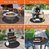 Round Fire Pit Mat Compatible with Solo Stove Bonfire, Accessories