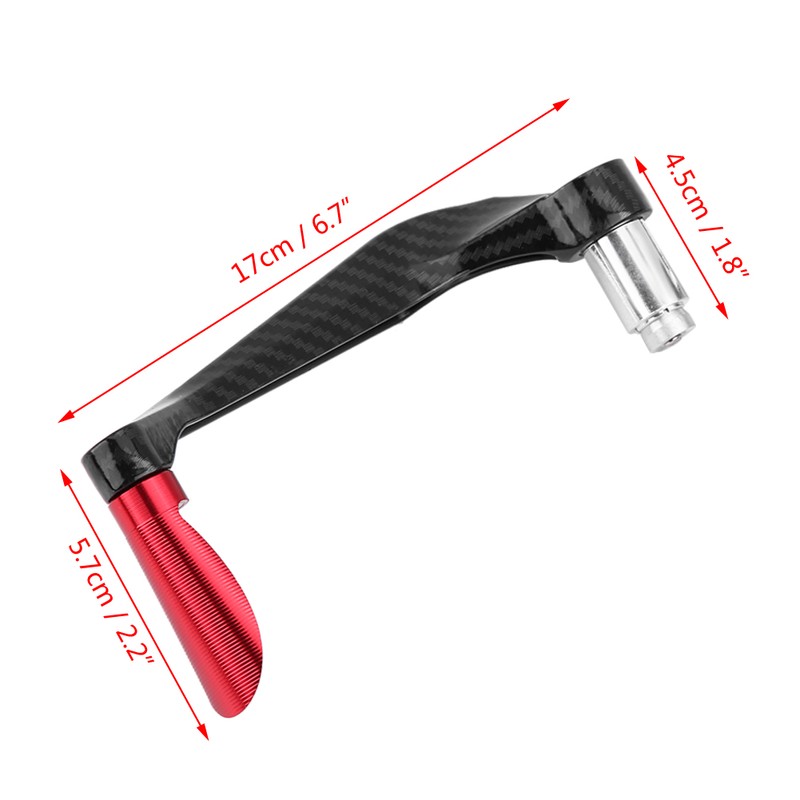 1 Pair of Carbon Fiber Motorcycle Brake Clutch Levers Handlebar