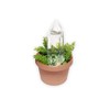 Kikkerland Hand Blown Glass Self Watering Stake for Potted Plants