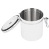 Stainless Steel Sealed Canister Coffee Flour Sugar Container Storage Jar